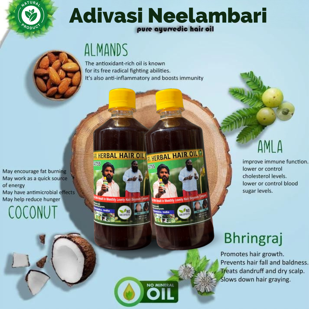 Adivasi Neelambari Hebral Hair Oil