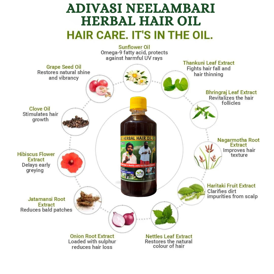 Adivasi Neelambari Hebral Hair Oil