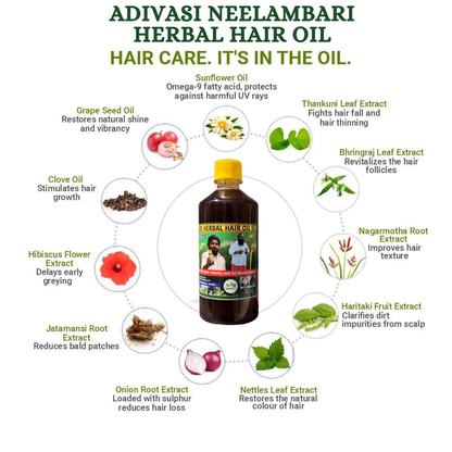 Adivasi Neelambari Hebral Hair Oil