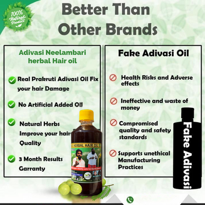 Adivasi Neelambari Hebral Hair Oil