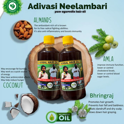Adivasi Neelambari Hebral Hair Oil